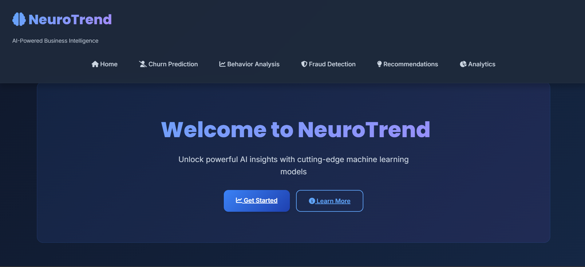 NeuroTrend project